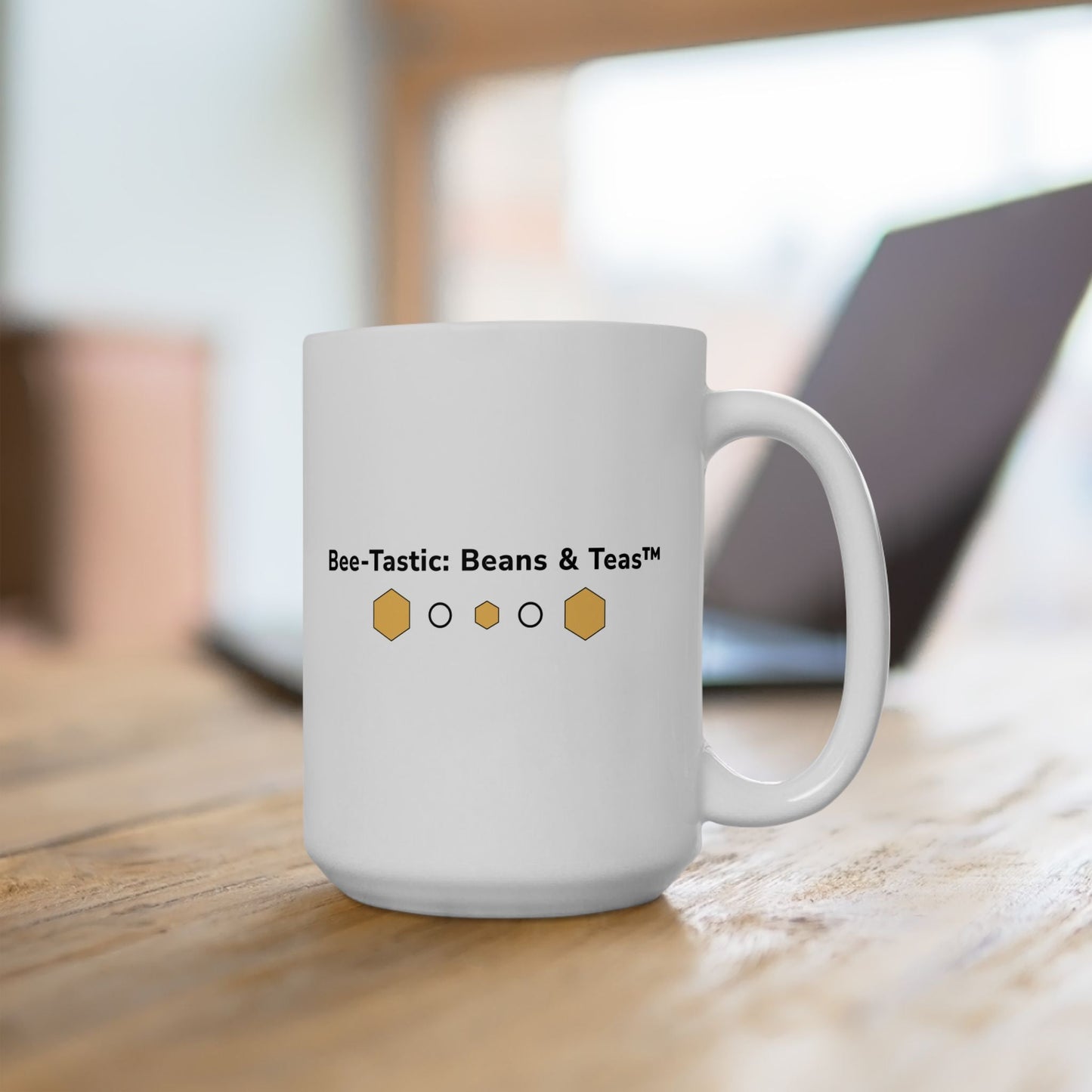Ceramic Coffee Mug | Stylish & Durable Coffee Cup Bee-Tastic: Beans & Teas™