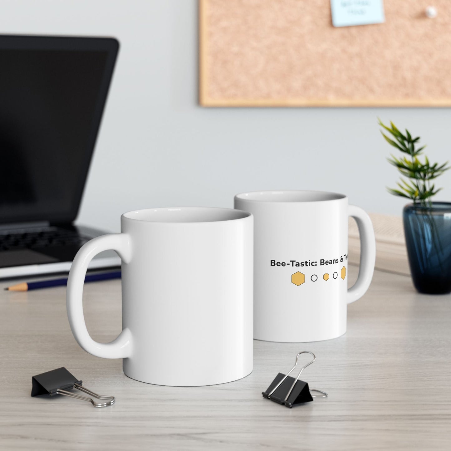 Ceramic Coffee Mug | Stylish & Durable Coffee Cup Bee-Tastic: Beans & Teas™