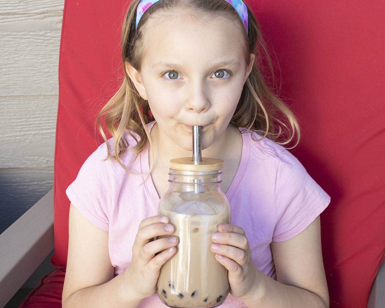 Bamboo Mason Jar Straw Lid
