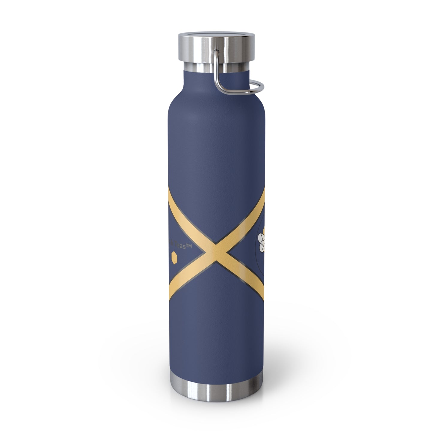 Bee-Inspired Insulated Water Bottle | 22oz Stainless Steel for Hot & Cold Drinks - Bee-Tastic: Beans & Teas™