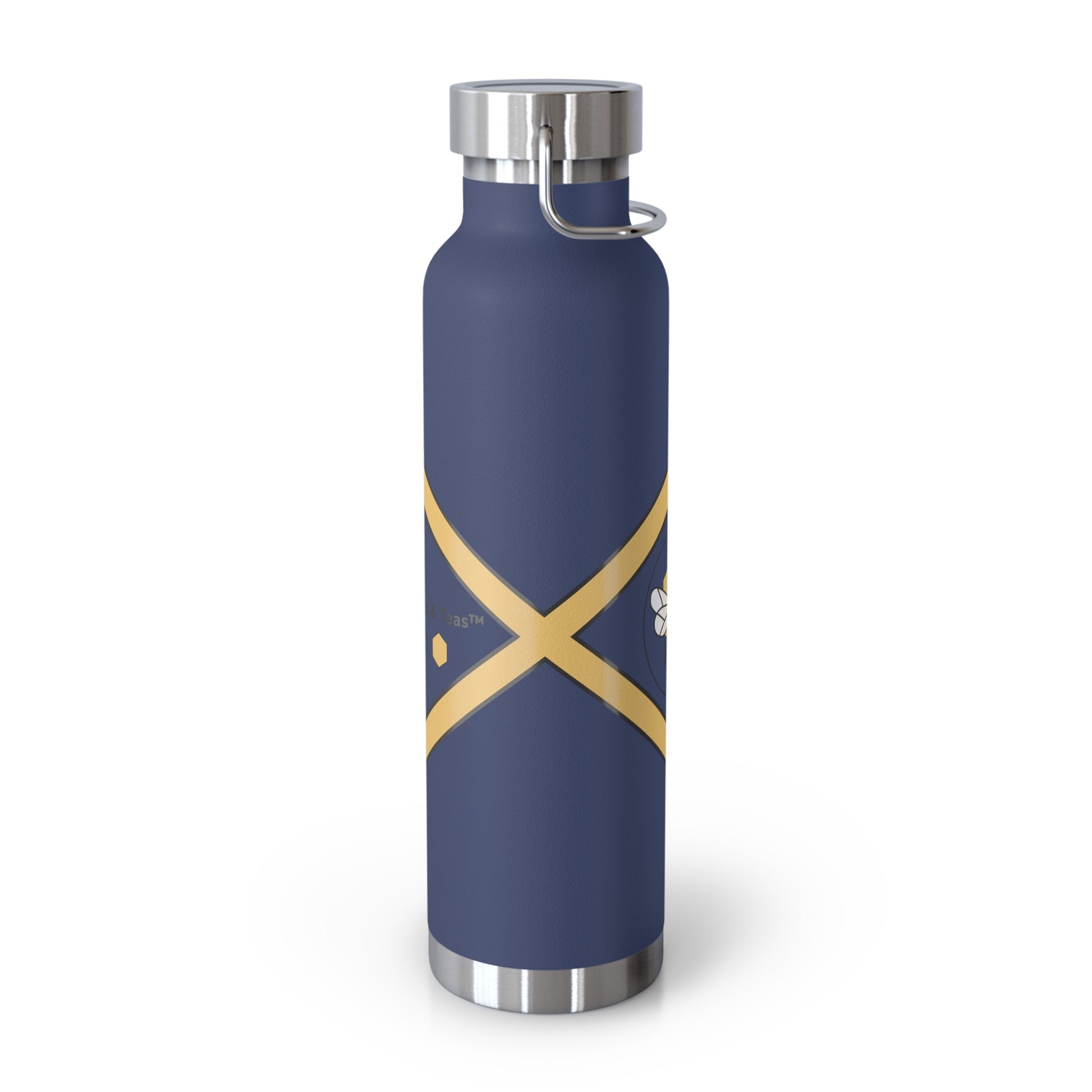 Bee-Inspired Insulated Water Bottle | 22oz Stainless Steel for Hot & Cold Drinks - Bee-Tastic: Beans & Teas™