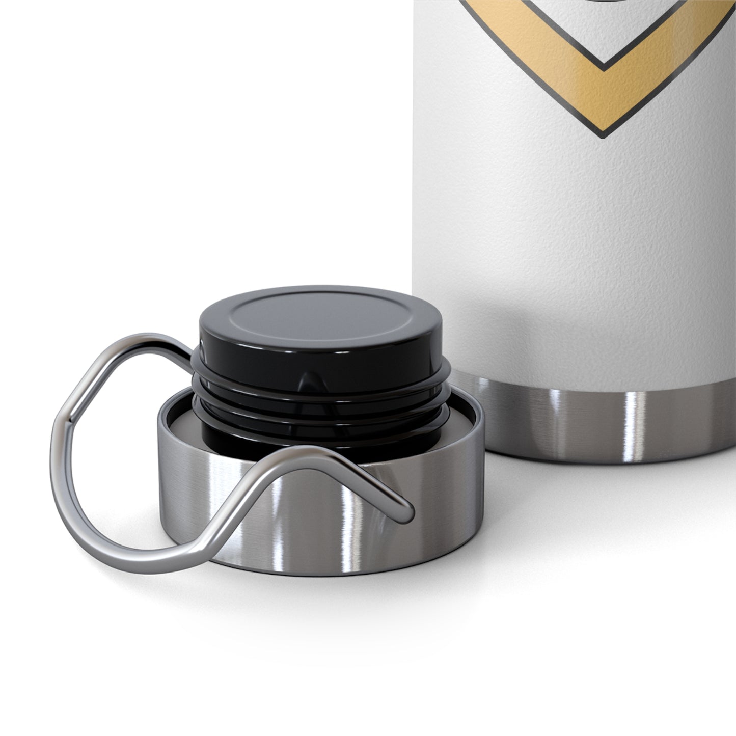 Bee-Inspired Insulated Water Bottle | 22oz Stainless Steel for Hot & Cold Drinks - Bee-Tastic: Beans & Teas™