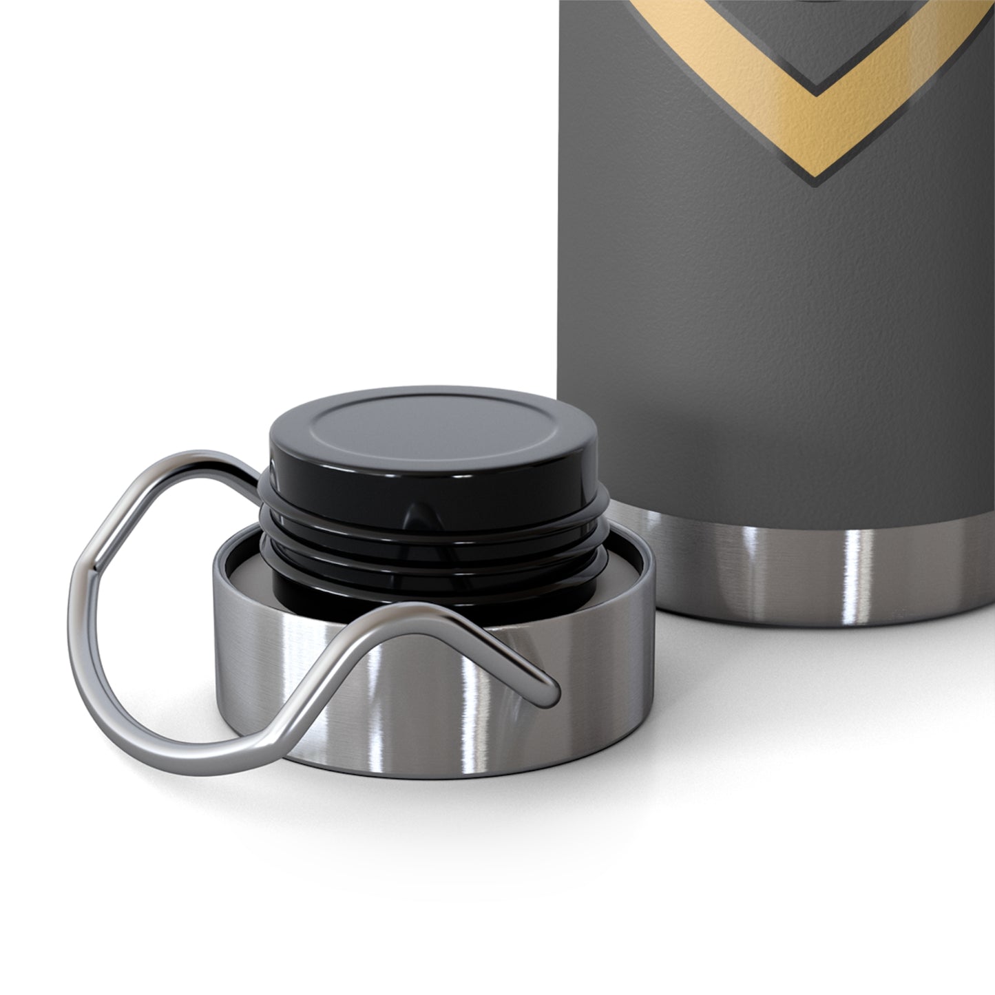 Bee-Inspired Insulated Water Bottle | 22oz Stainless Steel for Hot & Cold Drinks - Bee-Tastic: Beans & Teas™