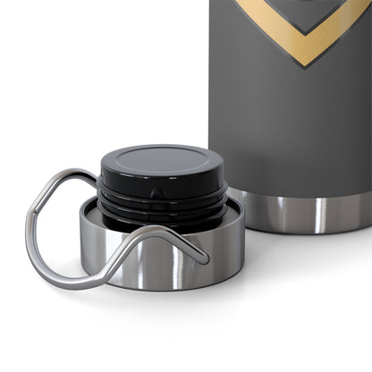 Bee-Inspired Insulated Water Bottle | 22oz Stainless Steel for Hot & Cold Drinks - Bee-Tastic: Beans & Teas™