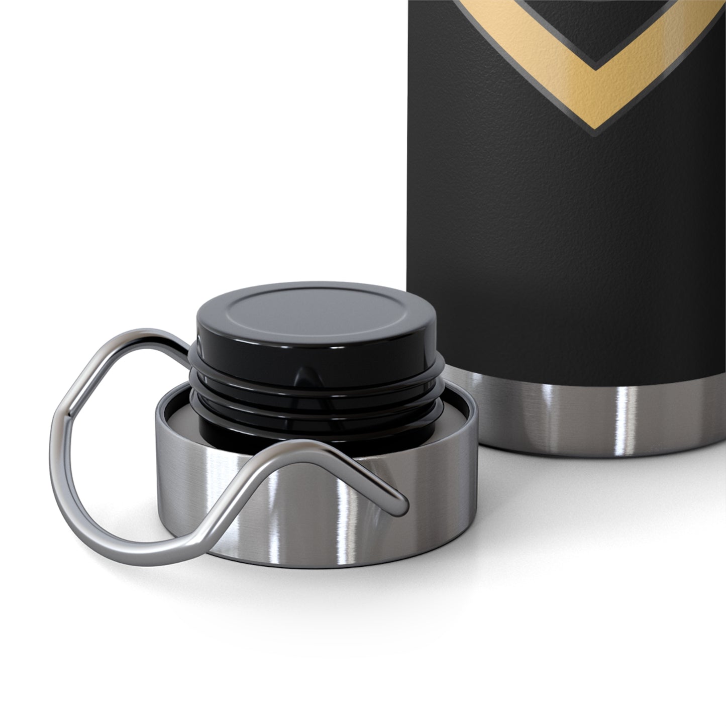 Bee-Inspired Insulated Water Bottle | 22oz Stainless Steel for Hot & Cold Drinks - Bee-Tastic: Beans & Teas™