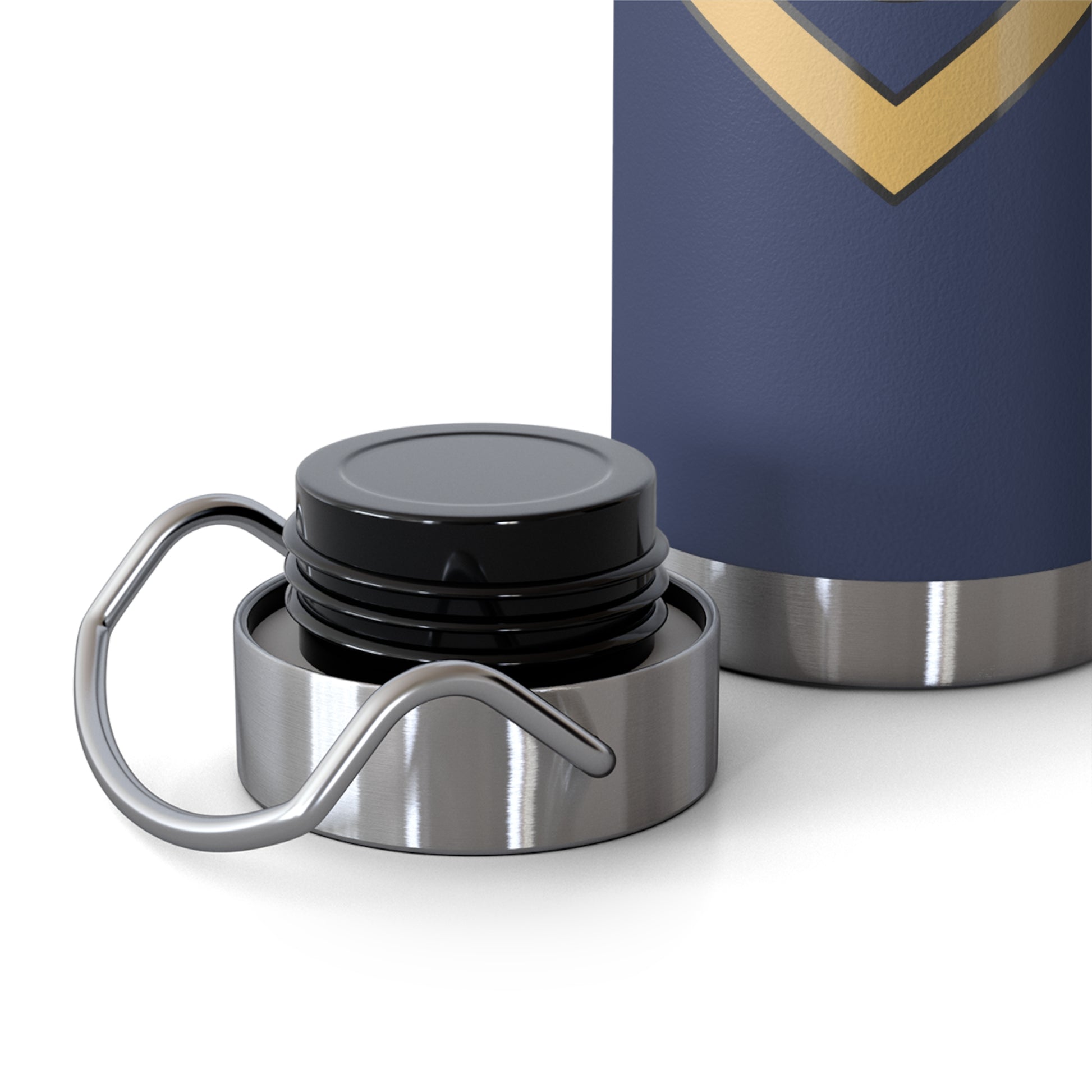 Bee-Inspired Insulated Water Bottle | 22oz Stainless Steel for Hot & Cold Drinks - Bee-Tastic: Beans & Teas™