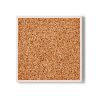 Ceramic Coaster | Eco-Friendly & Stylish Drinkware Accessory Bee-Tastic: Beans & Teas™