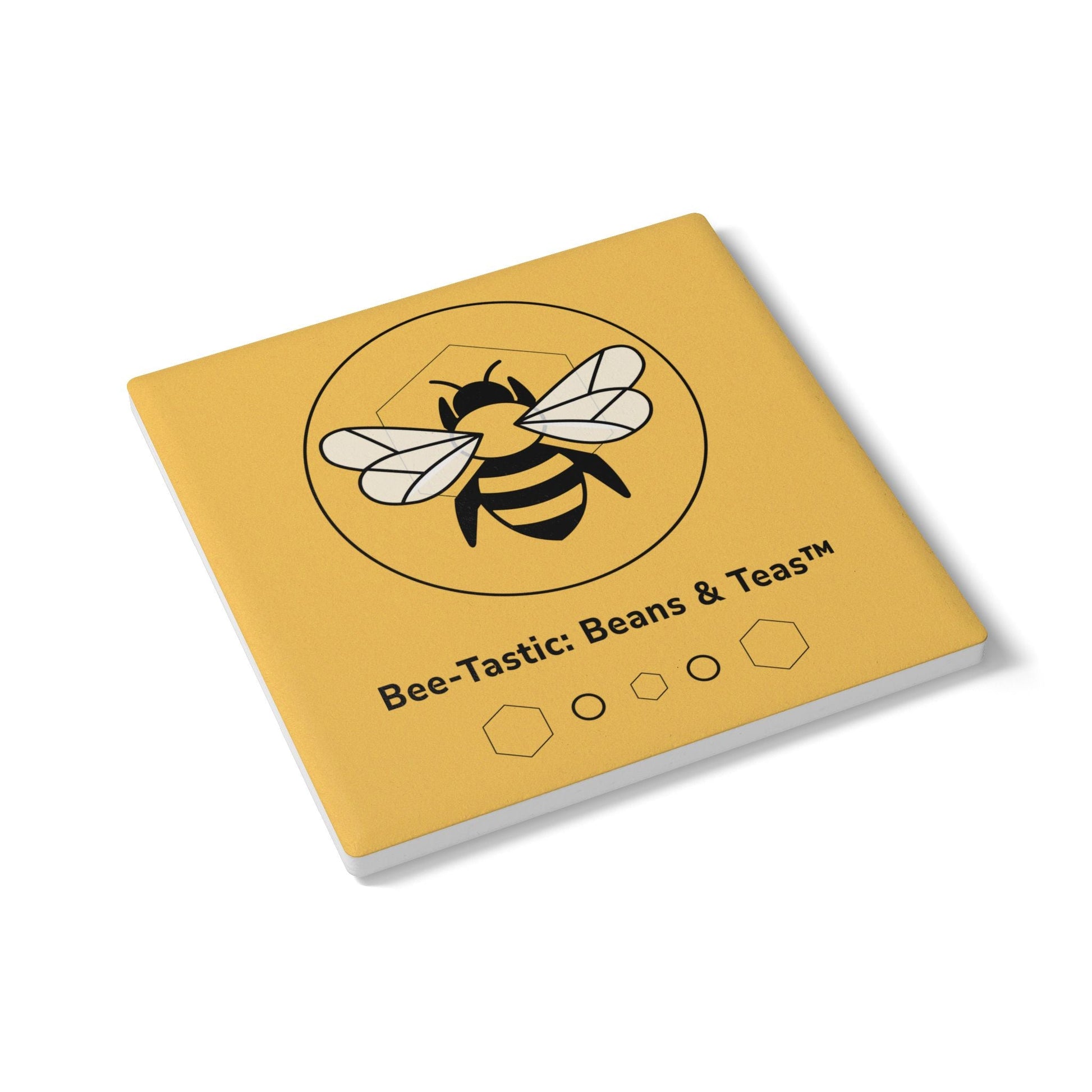Ceramic Coaster | Eco-Friendly & Stylish Drinkware Accessory Bee-Tastic: Beans & Teas™