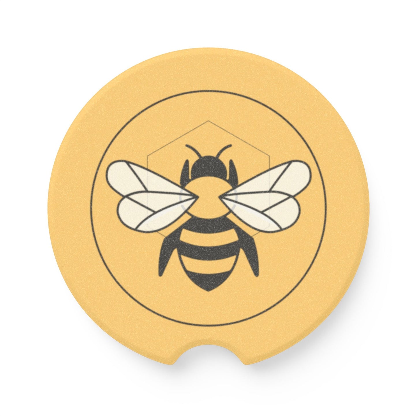 Soapstone Car Coaster | Stylish & Functional Auto Accessory Bee-Tastic: Beans & Teas™