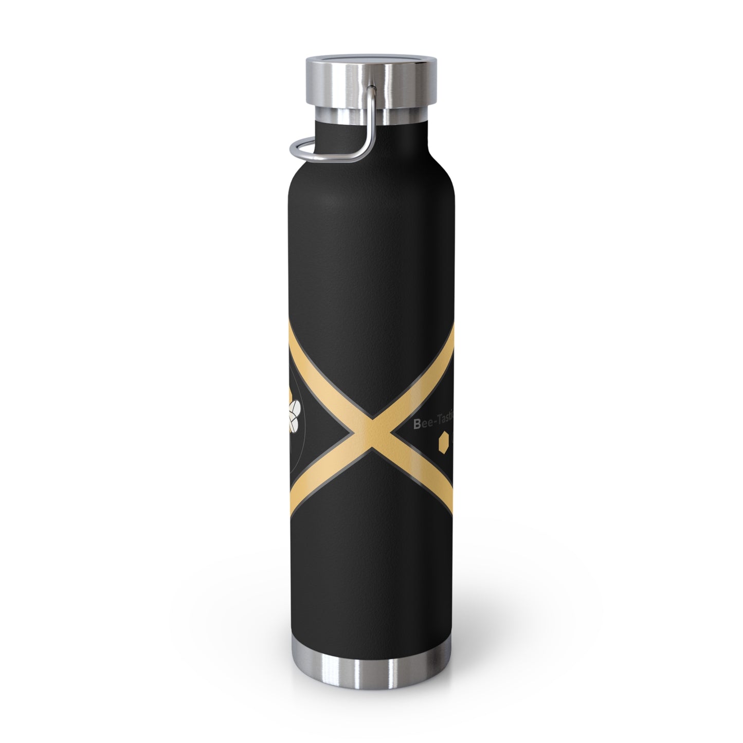 Bee-Inspired Insulated Water Bottle | 22oz Stainless Steel for Hot & Cold Drinks - Bee-Tastic: Beans & Teas™