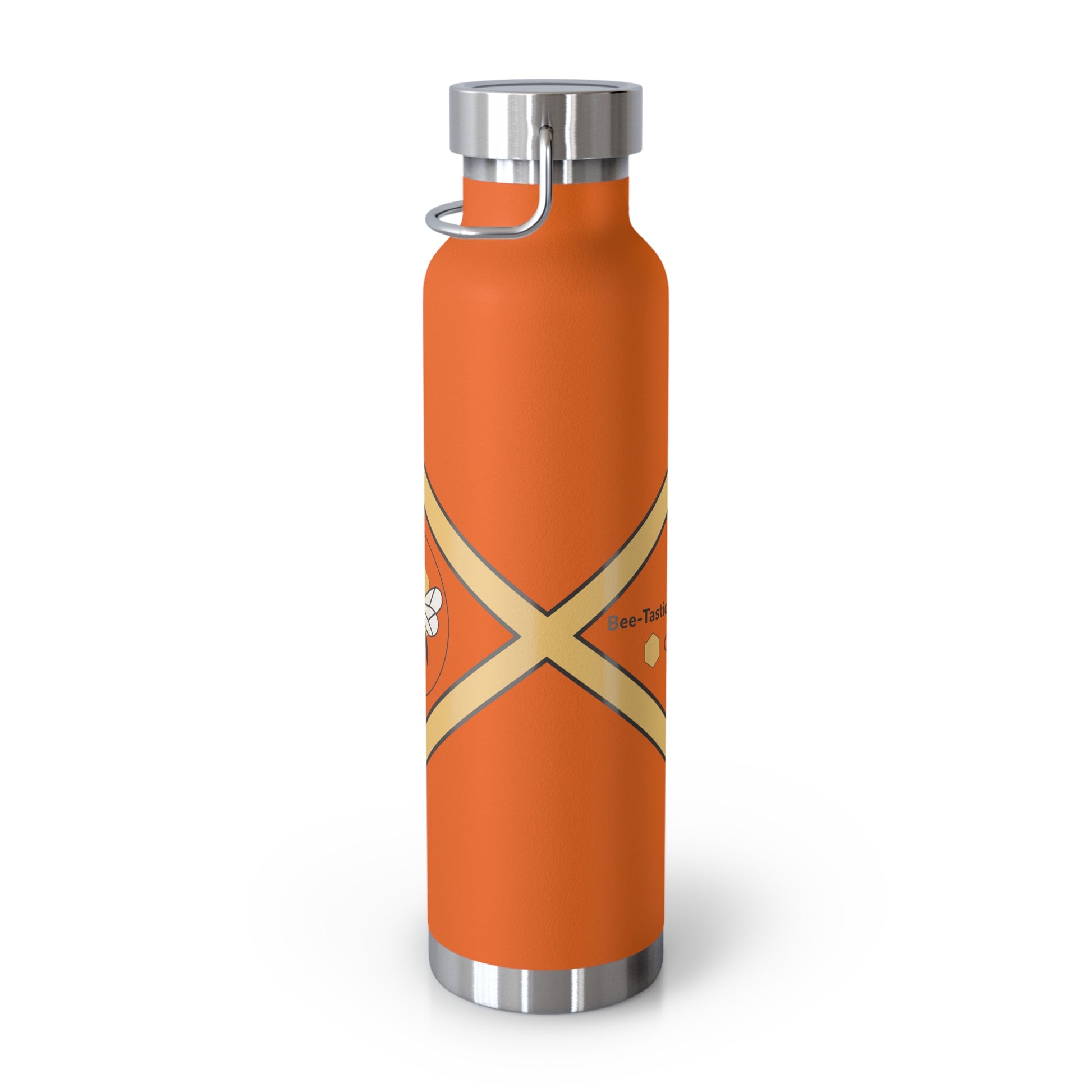 Bee-Inspired Insulated Water Bottle | 22oz Stainless Steel for Hot & Cold Drinks - Bee-Tastic: Beans & Teas™