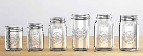 Azure Standard 16oz Wide Mouth Mason Jar – Smooth Surface, Versatile, Coffee-Ready