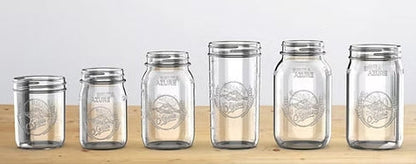 Azure Standard 16oz Wide Mouth Mason Jar – Smooth Surface, Versatile, Coffee-Ready