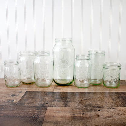 Azure Standard 16oz Wide Mouth Mason Jar – Smooth Surface, Versatile, Coffee-Ready