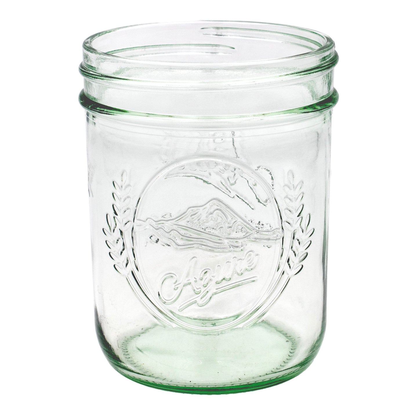 Azure Standard 16oz Wide Mouth Mason Jar – Smooth Surface, Versatile, Coffee-Ready