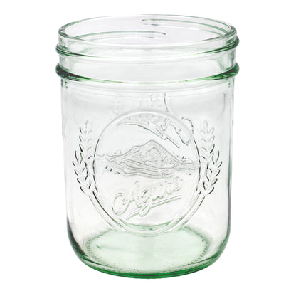 Azure Standard 16oz Wide Mouth Mason Jar – Smooth Surface, Versatile, Coffee-Ready
