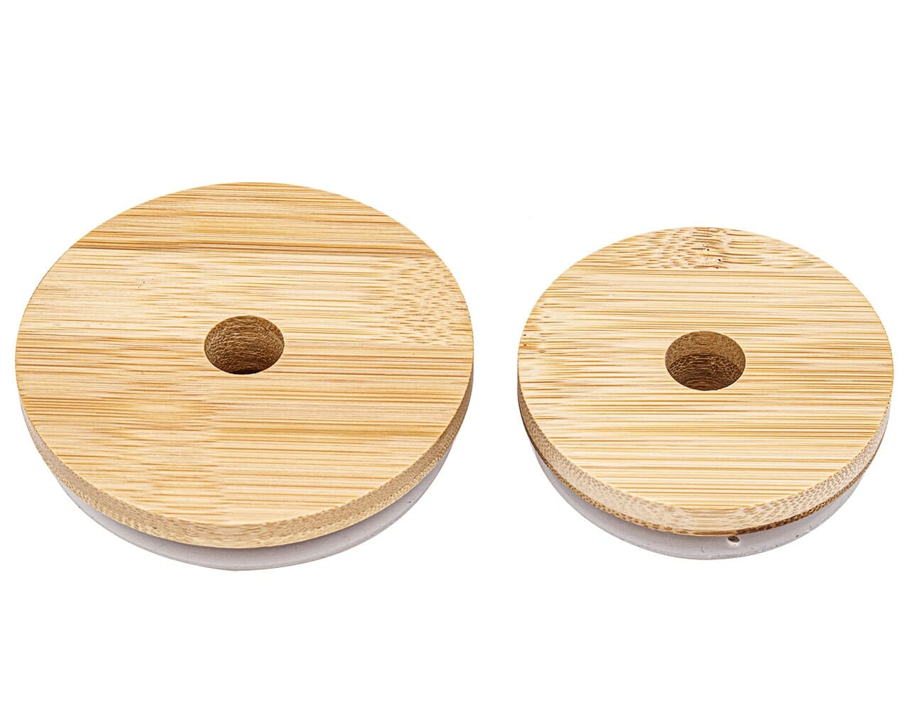 Bamboo Mason Jar Straw Lid