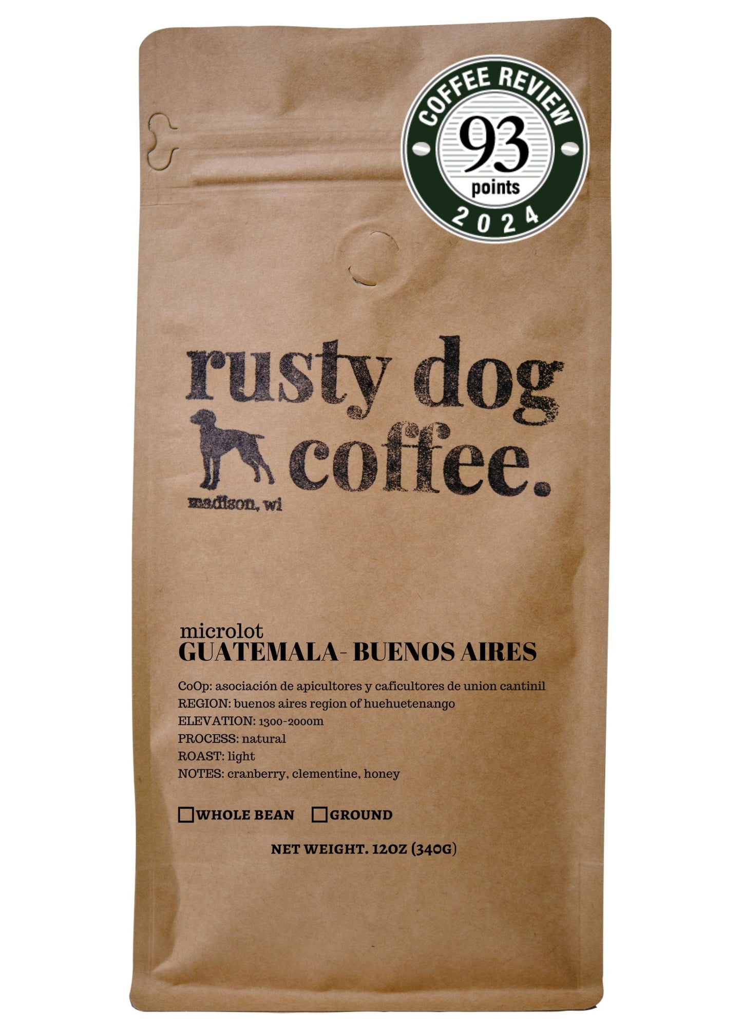 Guatemala Buenos Aires, Natural Processed, Light Roast, Microlot